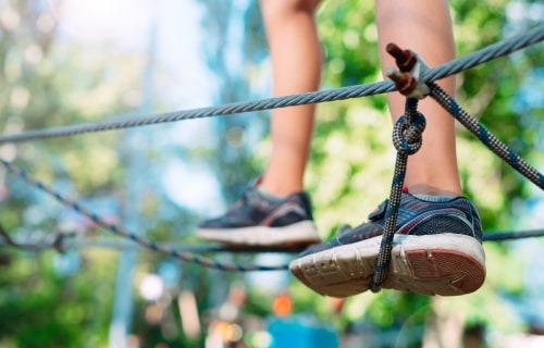 Student participating in sports at Aryabhatta international school